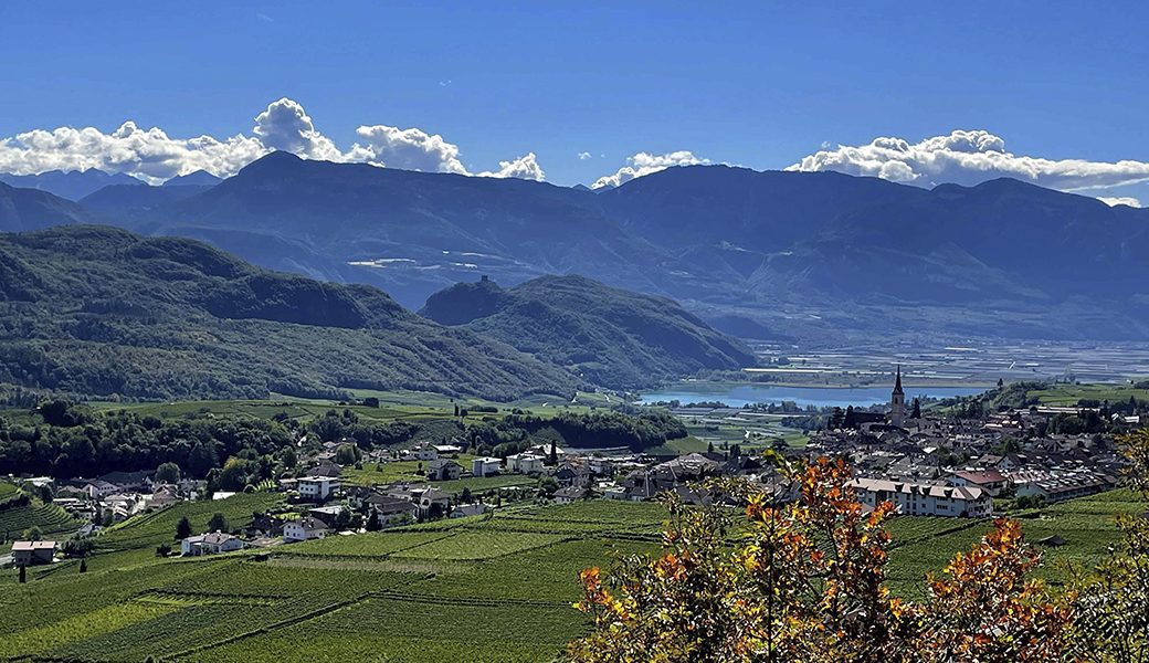 Kalterersee vanaf de Mendelpas